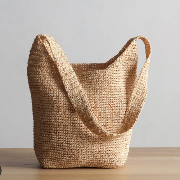Jenni Kayne Handbags - Jenni Kayne Raffia Crossbody Bag
